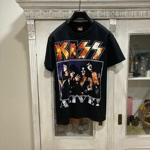 HOT ROCK バンドTシャツ M ブラック KISS 両面プリント