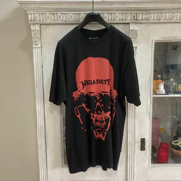 MEGADETH メガデス Tシャツ XL ブラック メタルT スカルプリント