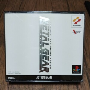 PlayStation プレイステーション プレステ PS1 PS ソフト 中古 メタルギアソリッド METAL GEAR SOLID 小島秀夫 コナミ 管g