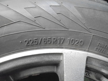 5FE508 G4)) 送料無料 2022年製 225/65R17 トーヨータイヤ Winter TRANPATH TX スタッドレスタイヤ+アルミホイール4本セット_画像4