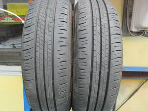 USED・送料無料】165/65R14　ダンロップ　EC300+　2本　2020.残7ｍｍ