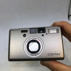 CONTAX T3 T3D 後期型 ☆ダブルティース コンパクトフィルムカメラ Sonnar 35mm F2.8 T* コンタックス 動作品 1円〜の画像1