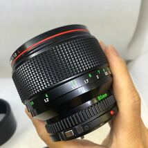 ★外観極上★完動品★ CANON NEW FD 85mm F1.2 L フード付き　1円〜_画像5