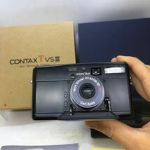 ★美品★完動品★ CONTAX TVS Ⅲ ブラック コンタックス フィルムカメラ ☆元箱付きシリアル番号一致☆ 現状渡し　1円〜_画像2