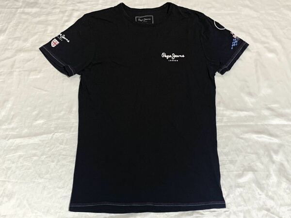 【送料無料 値下げ交渉歓迎】レッドブル ペペジーンズ 半袖Tシャツ ダークグレー RedbullレーシングPepejeans古着バイクカットソー自動車F1