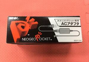 [GM4305/60/0] not yet moving .. Junk *SNK Neo geo pocket exclusive use AC adapter * plug cord *NEO GEO POCKET* retro game * instructions attaching *