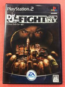 [GM4325/60/0]PS2 soft *DEF JAM FIGHT FOR NY* Def Jam faito four New York *HIP HOP*PlayStation2* PlayStation 2* manual attaching 