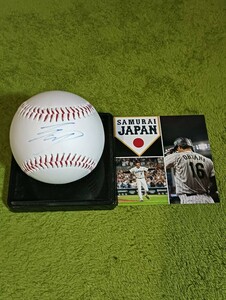 2023 World Baseball Classic MLBdoja-s samurai Japan большой . sho flat игрок автограф автограф мяч WBC②