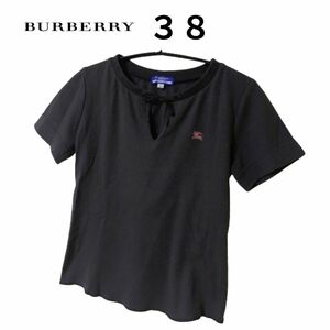 BURBERRY BLUE LABEL バーバリーブルーレーベル　半袖Ｔシャツ　カットソー　こげ茶　レディース　M　３８