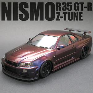  Tamiya 1/24 R34 GT-R Z Tune final product 