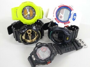 ジャンク 5点セット まとめて CASIO カシオ G-SHOCK Gショック GW-8900TR DW-6900RE AW-582SC GD-100GB GW-9200J 腕時計