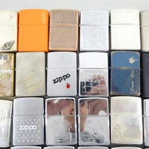 50点セット まとめて ZIPPO ジッポ メタル貼り アーマー アラベスク 革巻き イタリック 70's 80's 90's 金 銀 他 オイル ライター USAの画像2