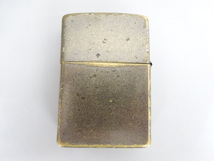 2000年製 ZIPPO ジッポ HOPE ホープ アロー 古美加工 立体 メタル貼り ゴールド 金 オイル ライター USA_画像2