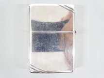 2004年製 ZIPPO ジッポ STERLING SILVER スターリング シルバー ダイアゴナルライン 銀 オイル ライター USA_画像2