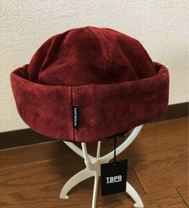 【新品】tightbooth TBPR SUEDE ROLL CAP スエード ワイン レッド ロールキャップ　赤　アディダス M