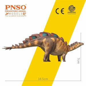 PNSO 成長シリーズ 82 ウエルホサウルス 18.5cm級 剣竜類 草食系 恐竜 フィギュア リアル 模型 おもちゃ 自立 展示 模型 玩具 プレゼント