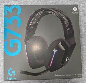 G733 LIGHTSPEEDワイヤレスRGBゲーミング ヘッドセット G733-BK （ブラック）