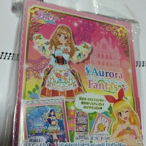 【未使用】データカードダス アイカツ！ オフィシャルバインダー オーロラファンタジー＆ボヘミアンスカイの画像1