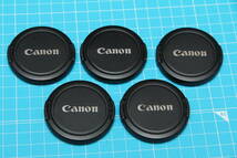 52mm キヤノン レンズキャップ　●5個セット● Canon E-52mm _画像1