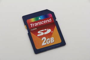 2GB SDカード　Transcend トランセンド