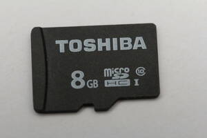 8GB microSDHC I карта TOSHIBA CLASS10