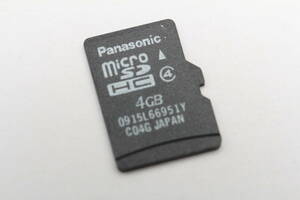 4GB microSDHCカード Panasonic