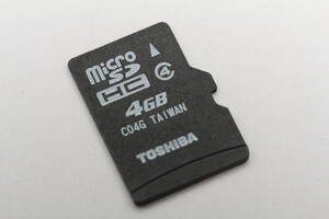 4GB microSDHCカード TOSHIBA　 