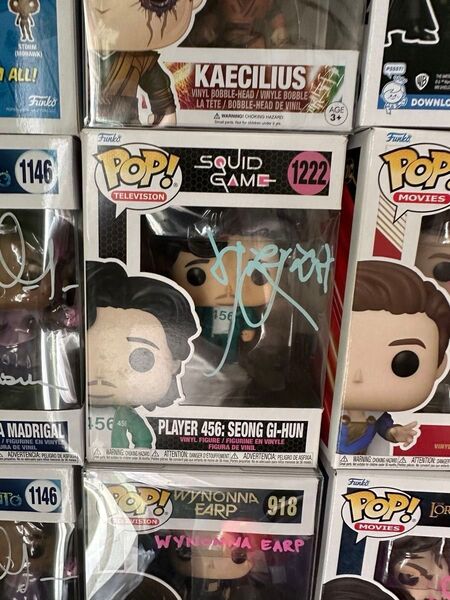 Funko pop 直筆サイン イカゲーム 2 イ・ジョンジェ イルマーレ