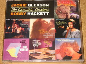 90CD4枚組■JACKIE GLEASON with BOBBY HACKETT/ジャッキー・グリースン&ボビー・ハケット■Complete Sessionsアルバム7作品収録