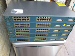 Cisco Catalyst 2950 SERIES （WS-C2950G-24-EI）5台セット ★通電確認 本体のみ ★No:875/2