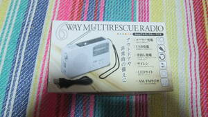 R060410... liquidation [ disaster prevention radio 6way Rescue radio unused ] storage goods 