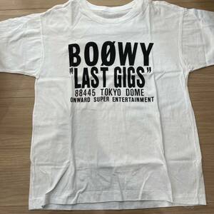 BOWY LAST GIGS88445 TOKYO DOMEバンドTシャツ Tシャツ ホワイト 古着 プリントTシャツ ビンテージ レア 希少