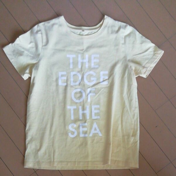 THE EDGE OF THE SEA クリームカラー　半袖Tシャツ　M 12