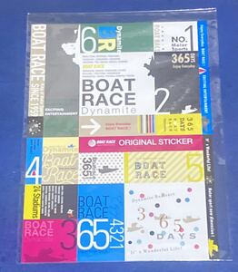 boat race boat race sticker seal new goods unopened prompt decision 