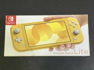 Nintendo Switch Lite 任天堂 ニンテンドー スイッチ ライト 本体 イエロー 黄色 アダプター 箱付 ゲーム機 通電〇 初期化