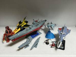  Junk .. plastic model mystery various Uchu Senkan Yamato etc. do not understand. hole riser 
