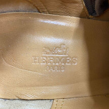 ◆大幅値下げ！◆HERMES エルメス　ロングブーツ　レディース　サイズ36_1/2　スウェード　ブラウン　中古AB【辻屋質店A0446】_画像7