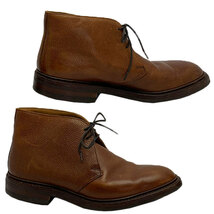 ◆大幅値下げ！◆Crockett&Jones クロケット&ジョーンズ　チェプストウ　レザーチャッカブーツ　サイズ7_1/2　中古AB【辻屋質店A0591】_画像6