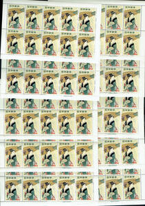 懐かしの昭和３０年代の切手：趣味：雨傘１０シート
