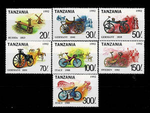  tongue The nia1992 year motorcycle. history stamp set 