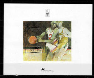 ポルトガル 1992年 バルセロナ五輪(バスケットボール）小型シート