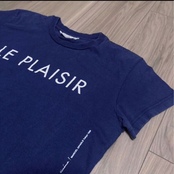 アニエス・ベーLEPLAISIRネイビーT