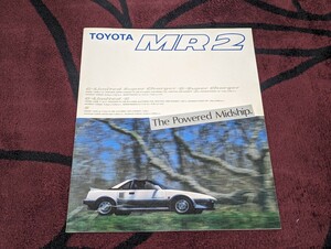 トヨタ MR2 TOYOTA カタログ希少