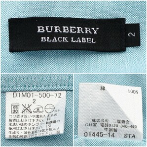 BURBERRY BLACK LABEL オックスフォードBDシャツ size2 メンズMの画像10