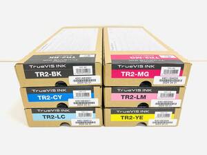 【未使用】Roland ローランド TR2インク TrueVIS INK (BK,CY,LC,MG,LM,YE) 500ml 6色セット　W5171001