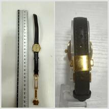 LONGINES ロンジン 腕時計 手巻き 稼働 ゴールド文字盤 150 7111 レディース　稼働品_画像9
