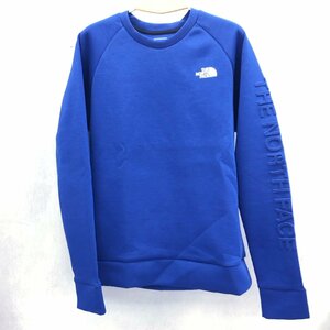 美品 THE NORTH FACE ノースフェイス テックエアースウェットクルー NT12087 青 ブルー サイズ L メンズ 長袖 機能ウェア 軽量 トレーナー