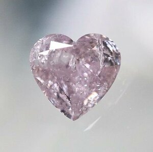  super-discount start!! Heart 0.398crt Fancy Light Brownish Pink