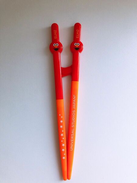 【未使用】ユニバーサルスタジオジャパンセサミストリート　エルモのお箸の形をしたボールペン