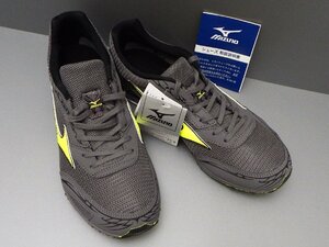 #【タグ付】mizuno ミズノ WAVE EKIDEN 11 ウエーブエキデン U1GD172047 グレー系 25cm やや訳あり マラソン 駅伝 ランニング（札)